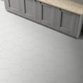 thumbnail image 3 of The Tile Life Milan Silver Hexagon Porcelain Tile Sample - 8 x 9.5 in. - Matte - 1-Piece - Floor, Wall & Backsplash, 3 of 9
