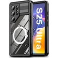 thumbnail image 1 of Funda para Samsung Galaxy S25 Ultra Hllhunkhe IP68, resistente al agua, color negro, 1 of 7