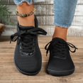 thumbnail image 2 of Casual Flat Shoes for Wide Toe Soft Insoles Comfortable Everyday Sneakers All Day Wear Women's Breathable -On Walking Footwear, 2 of 8