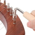 thumbnail image 1 of String Harp, 7 String Lyre Harp, Stable Rosewood Wood Turning Wrench Gift Children Kids for Friends, 1 of 8