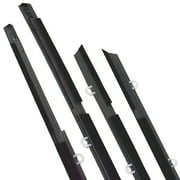 OTTULUR 4Pcs Car Window Weatherstrip Trim Rubber Seal Strips Fit for Honda Civic 2012 2013 2014 2015