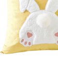 thumbnail image 4 of Caja Almohada Conejito Pascua 45x45cm Case Conejo Felpa (espalda Conejo) Amarillo, 4 of 5