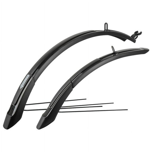 M-Wave Mud Max F R ADJ L Fender, 26''-29'', 62mm, Black