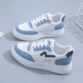thumbnail image 1 of Zapatillas deportivas de lona sin tacón para mujer, zapatos planos de color rosa, informales, a la moda, para primavera y otoño, 2024, 1 of 5