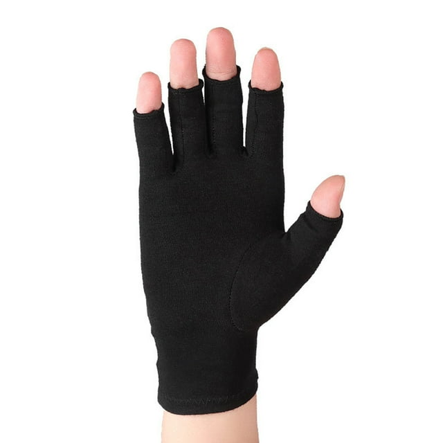 Gants d'Arthrite Gants Sans Doigts pour Hommes et Femmes Douleur Articulaire d'Arthrite
