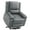 grey, variant on Power Lift Recliner Chair - Heat and Massage, Adjustable Back and Legs, PU Leather Electric Lift Chair Designed for The Elderly and People with Mobility Impaired