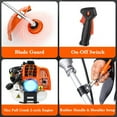 thumbnail image 4 of POWANLI 3-In-1 Blower Weed Wacker,52cc Gas Weed Eaters/Weed trimmer,8 inch Weed Wacker Attachments Heads,10" Metal 3T Blade,Rubber Handle,EPA Compliant lawn Mower/String Trimmers, 4 of 7