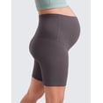 thumbnail image 5 of CRZ YOGA Butterluxe Maternity Biker Shorts 6" Pregnancy Yoga Workout Womens Activewear Buttery Soft, 5 of 6