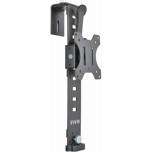 Support de Cubicle de Bureau Noir VESA Support de Moniteur Attache Réglable pour Écran de 17 à 32 Pouces (Mount-CUB1)