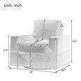 thumbnail image 3 of Churanty L Shaped Couch Sectional Sofa Set with Modular Sofa and Swivel Accent Chair,Living Room Furniture Sets,Gray, 3 of 12