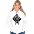 thumbnail image 3 of Astronaut Space Celestial Spirit Unisex Fleece Graphic Zip Up Hoodie Brisco Brands 3X, 3 of 5