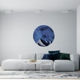 thumbnail image 2 of Home Art Pisces & Aries Zodiac Patterns Wall Decal Design - 25" x 25" Vinyl Adhesive Mountains & Stars Astrological Symbols Bedroom Living Room Decor Night Sky Removable Wall Decoration Sticker, 2 of 5