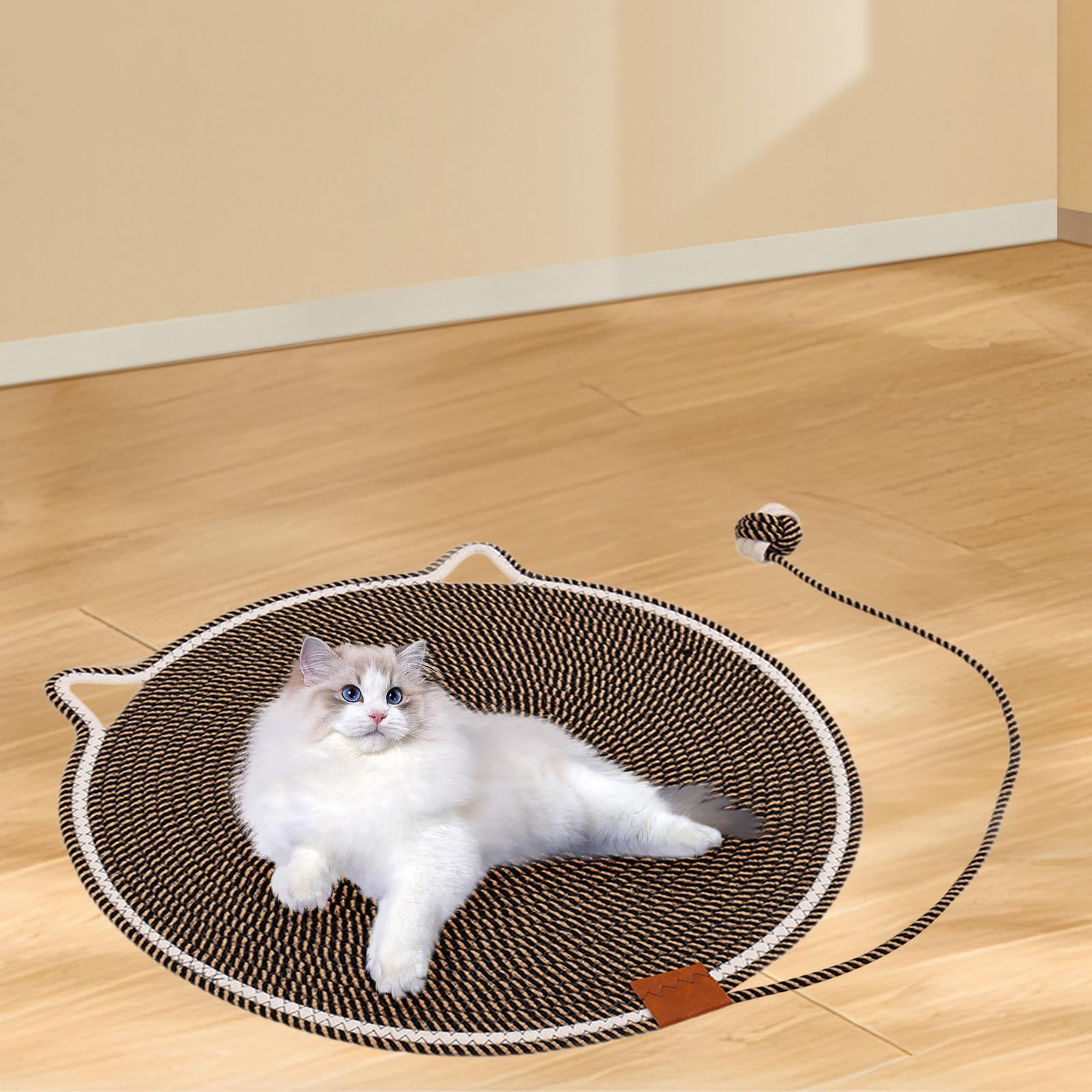 Bvdfgk Cat Scratch Mat Cat Scratch Pad Pet Supplies Grinding Claws Protecting Furniture coffee