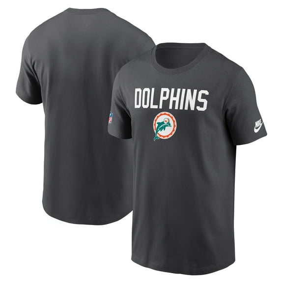 Men's Nike Anthracite Miami Dolphins Alt Pack Onside Conversion Performance T-Shirt