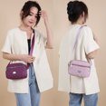 thumbnail image 4 of Bolso de mujer, bolso bandolera, bolso de hombro, bolso cuadrado bordado, bolso deportivo informal, sencillo, moderno y ligero, 4 of 5