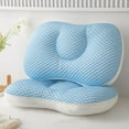 thumbnail image 2 of Bdday Couch Pillows Neck Pillow Knit Cotton Water Cushiony Suitable for Families and Hotels Etc. Small Pillows for Sleeping, 2 of 6