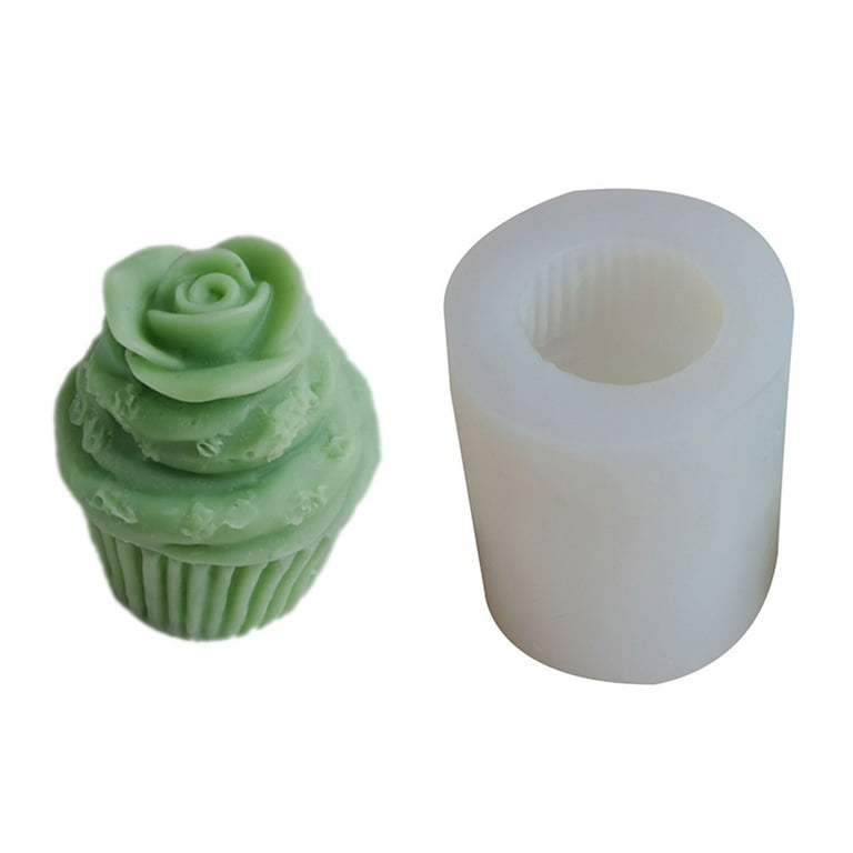 Cup Cake Candle Molds for Candle Making Resin Casting Epoxy Mold for Candle