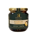 thumbnail image 1 of MexiMaxico · Salsa Macha Manzana, Arándano, Miel de Agave Artesanal con Aceite de Oliva | Chiles Seleccionados | Ingrediente 100% naturales | Frasco de Vidrio | Hecha en Puebla | 200g, 1 of 5