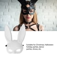 thumbnail image 3 of Bunny , Women Rabbit  Prevent Deformation Half Face Long Ears  for Christmas, 3 of 7