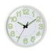 thumbnail image 2 of Relaj de Pared Silencioso Luminoso, Movimiento de Cuarzo, RelOJ Silencioso para Sala de Estario Dormitorio, Material de Vidrio Abs de 12 Pulgadas y 30 cm, 2 of 7