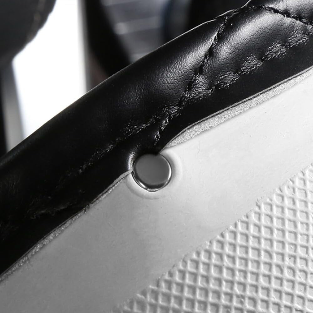 15 Inches Non-Slip Diamond Steering Wheel Cover Bling Bling PU Leather Universal Car Steering Wheel Cover for Women with Diamond Crystal Women Car Interior