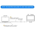 thumbnail image 3 of Adaptador Mini Displayport 4K 60Hz Tipo C Usb Hembra A Mini Dp Convertidor Usb C A Adaptador Compatible Con Hdmi Para Macbook Pro Huawei Mate 20, 3 of 6