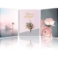 thumbnail image 2 of ENJOY THE LITTLE THINGS Pink and Grey Decor for Bedroom Canvas Art Prints, 16 in x 38 in, 2 of 10