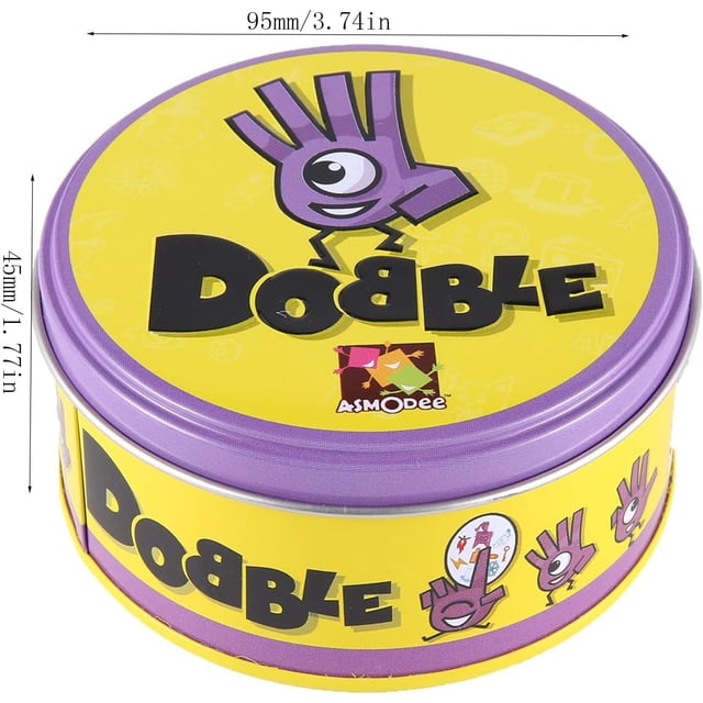 Spot it Juego de Mesa Morado Spot Sport & Alphabet Ygjytge para niños Family Fun Double Find it Versión en español