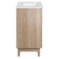 thumbnail image 3 of Sink Vanity Cabinet, White Oak, Melamine Wood , Hotel Bedroom Bathroom, Modern Contemporary HB36122, 3 of 11