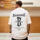 thumbnail image 2 of Camisetas estampadas con la letra gótica R para hombre, camisetas de verano de gran tamaño de la calle principal, camisetas casuales de moda de algodón de manga corta Y2K, 2 of 5