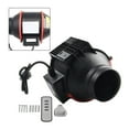 thumbnail image 3 of 1Pcs 45/48W Flue Fan 100mm Inline Duct Fan Extractor Humidity Controller EC-motor Fan With Variable High Speed Control ,Fast Wind Speed, 3 of 6