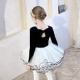 thumbnail image 2 of Kid Girls Long Sleeve Leotards Ballet Dance Sparkly Tutu Dress Ballerina Outfits, 2 of 4