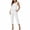 Suit-404White, variant on Gamivast Two Piece Outfits for Women Square Neck Tank Top & Cropped Capri Pants Lounge Sets Solid Sleeveless Casual Summer Daily Travel Running Comfy Sweatsuits