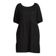 thumbnail image 5 of Terra & Sky Women's Plus Size Thermal Knit Dress, 5 of 5