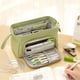 thumbnail image 5 of Estuche para lápices, estuche para lápices de gran capacidad, estuche para lápices de mano, regalo cosmético portátil, adecuado para niñas y niños en la oficina y la escuela., 5 of 5