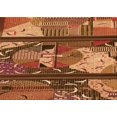 thumbnail image 1 of Ahgly Company Tapis d'Intérieur Lavables à la Machine, Rectangles Oranges de Transition, 2' x 5', 1 of 7