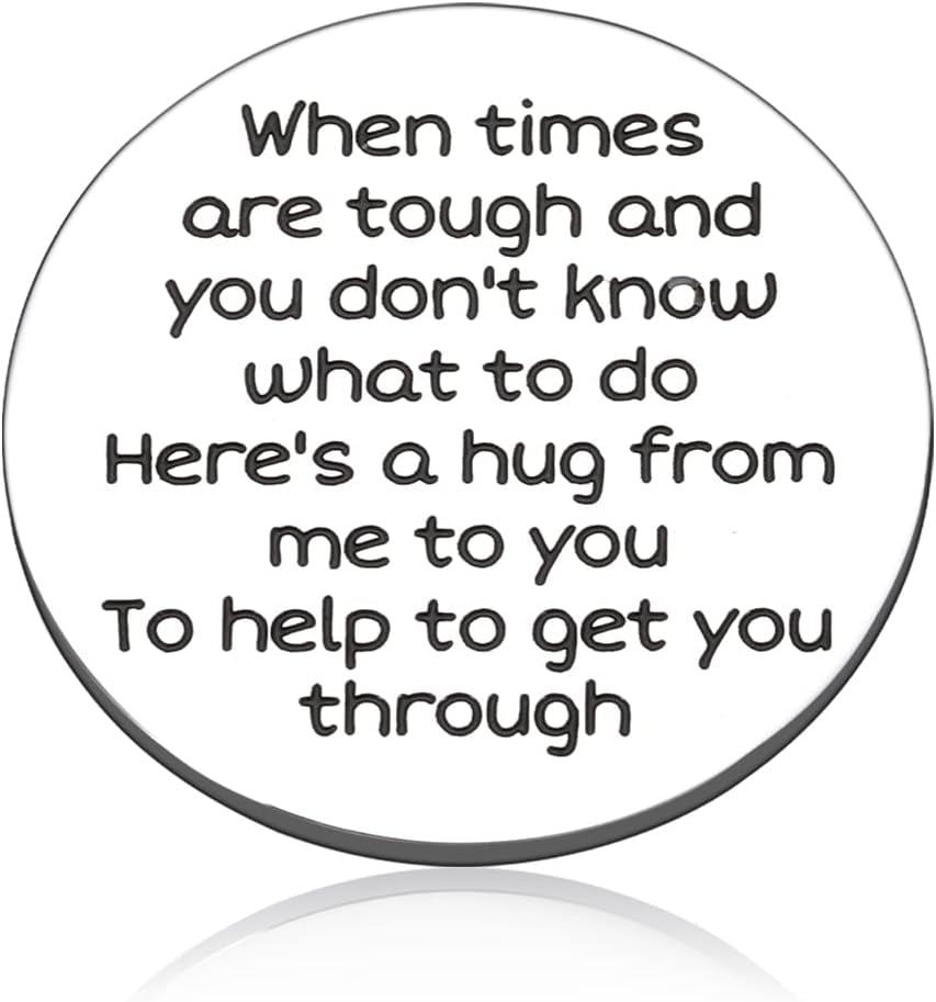 Inspirational Easter Basket Gifts for Toddler Teen Girls Boys Long Distance Friendship Keepsakes Pocket Hugs Gifts for Friends Sons Daughters Easter Basket Gifts for College Students