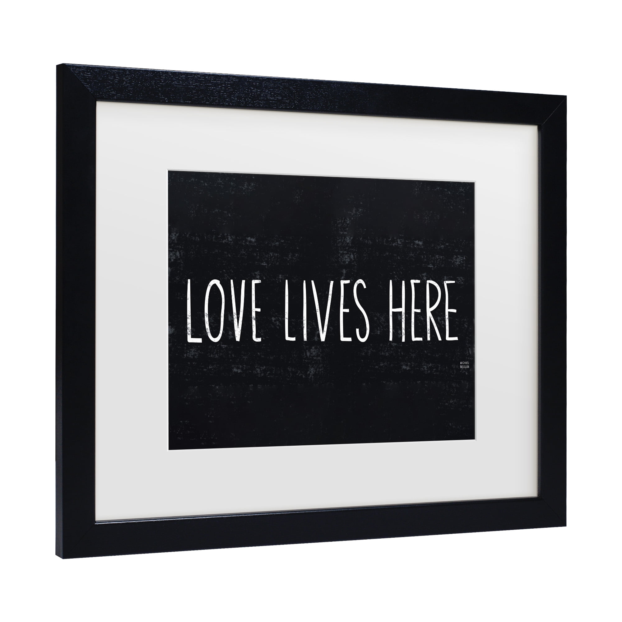 Trademark Fine Art 'Love Lives Here' Canvas Art by Michael Mullan