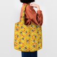 thumbnail image 4 of Vsdgher Honeycombs Print canvas Tote Bag, Lightweight Cloth Bags, Suitable for shopping, groceries, travel, 4 of 4