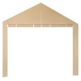 thumbnail image 2 of 10x20 Canopy Tarp Front Panel - Beige Carport Cover Replacement - Heavy Duty Weather Resistant Canopy Top - Heat Sealed Seams & Grommets, 2 of 2