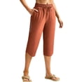 thumbnail image 2 of Drovellove Women's Plus Size Swim Capris with Pockets – Modest Bathing Suit Bottoms for Beach or Pool, 2 of 7