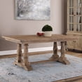 thumbnail image 2 of Uttermost Stratford Transitional Solid Wood Dining Table in Brown, 2 of 2