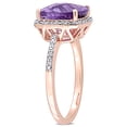 thumbnail image 3 of Everly Women's Amethyst 10k Rose Gold Ring, 3 of 6