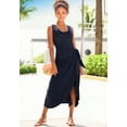 thumbnail image 2 of LASCANA Women's Sleeveless Wrap Look Dress Tie, 2 of 6