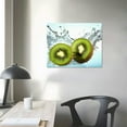 thumbnail image 3 of Nawypu Fruit Wall Art for Kitchen,Vivid Fruits and Ice Picture Home Decor, Cool Summer Canvas Prints in Dining Room (Waterproof Artwork, Bracket Mounted Ready Hanging), 3 of 4