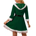 thumbnail image 6 of Lingerie for Women Santa For Festive Holiday Dress With Elegant Lace Trim And Adjustable Straps For Party Performance Green S, 6 of 8