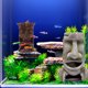 thumbnail image 1 of Decoración del hogar, cueva de escape de pecera Gnobogi, decoración de estilo europeo, castillo antiguo, decoración de pecera, casa de escape de peces y camarones, 2 piezas en liquidación, 1 of 7