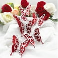 thumbnail image 6 of Michellecmm Valentine's Day Wall Stickers Double Layer 3D Butterfly Decals Window Art Cling, 6 of 7