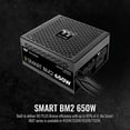 thumbnail image 2 of Thermaltake Smart BM2 80Plus Bronze Semi-Modular Power Supply - 650W, 2 of 6
