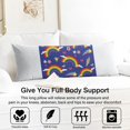 thumbnail image 3 of Long Body Pillow Cover - Soft & Breathable, Hidden Zipper, 20"x54", Magical Unicorn & Rainbow Print - Perfect Gift for Fantasy Lovers, Side Sleepers, Kids & Teens Room Decor, 3 of 7